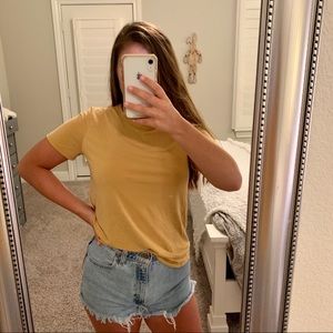 yellow comfy T-shirt